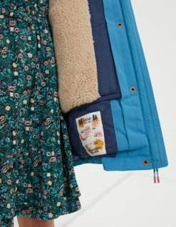 FatFace 3 In 1 Waterproof Coat Teal Green Hot