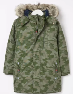 FatFace 3 In 1 Waterproof Coat Khaki Green Online
