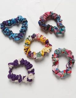 FatFace 5 Pack Art Club Scrunchies Multi Best