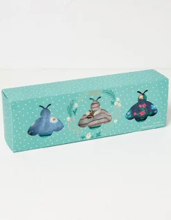 FatFace 3 Pack Bee Socks In A Box Multi