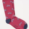 FatFace 1 Pack Bike Socks Rose Pink Outlet