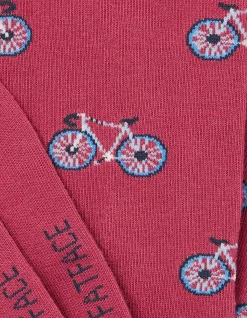 FatFace 1 Pack Bike Socks Rose Pink Outlet