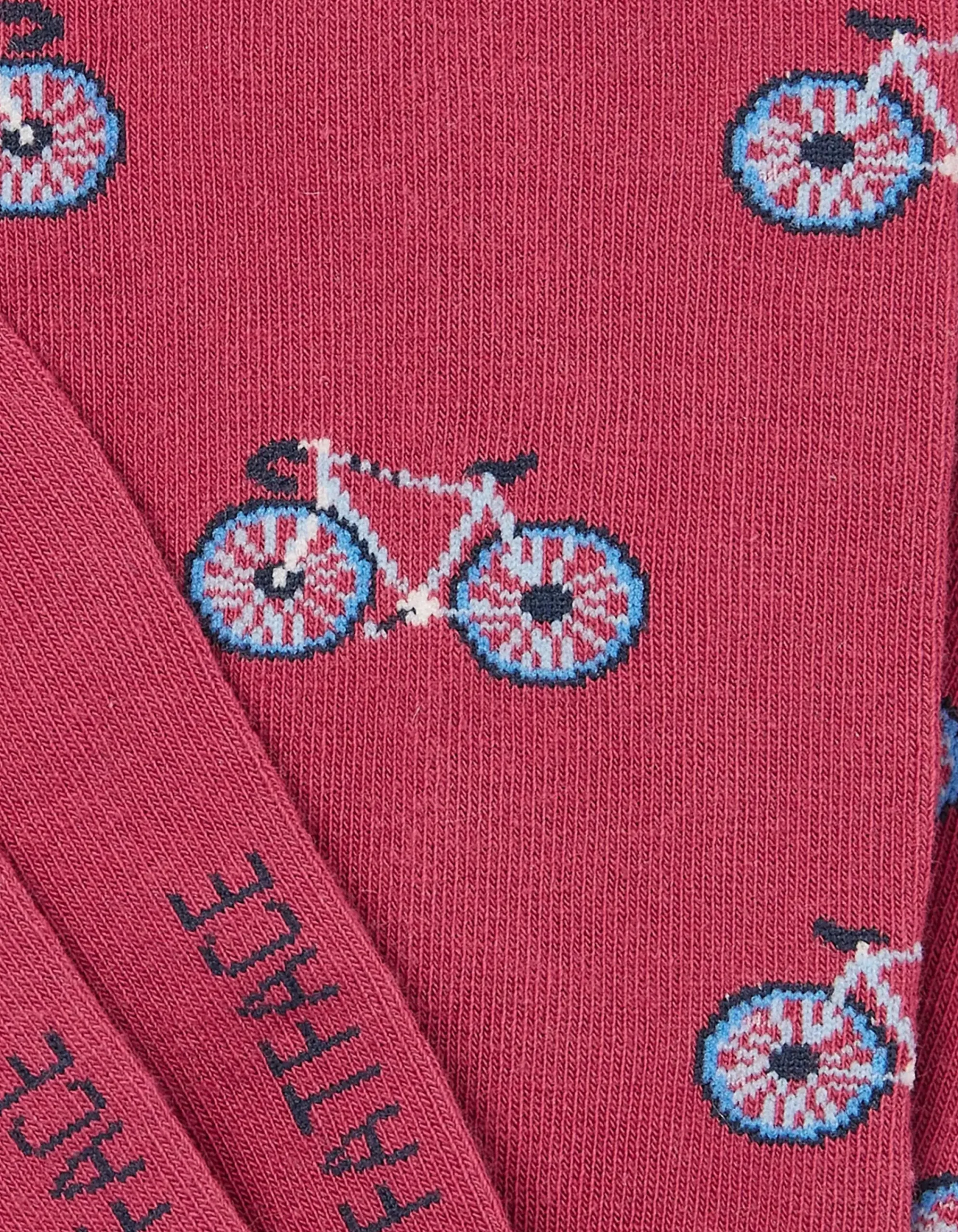 FatFace 1 Pack Bike Socks Rose Pink Outlet