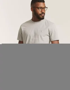 FatFace 3 Pack Cotton T-Shirts Charcoal Grey Sale