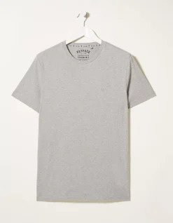 FatFace 3 Pack Cotton T-Shirts Charcoal Grey Sale