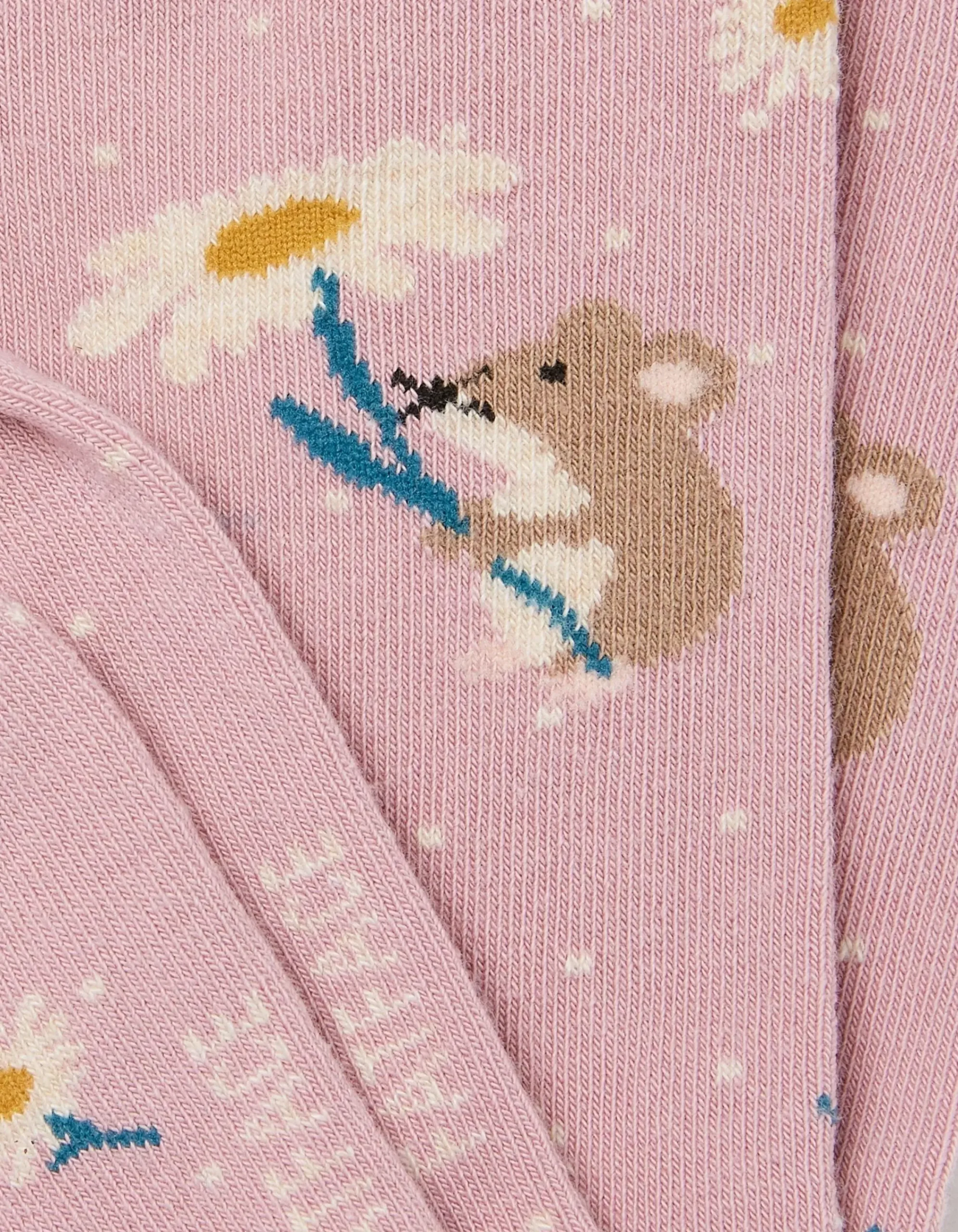 FatFace 1 Pack Daisy Dormouse Socks Pink Best