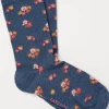 FatFace 1 Pack Ditsy Floral Socks Navy Marl Discount