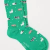 FatFace 1 Pack Farm Animal Socks Emerald Green Best
