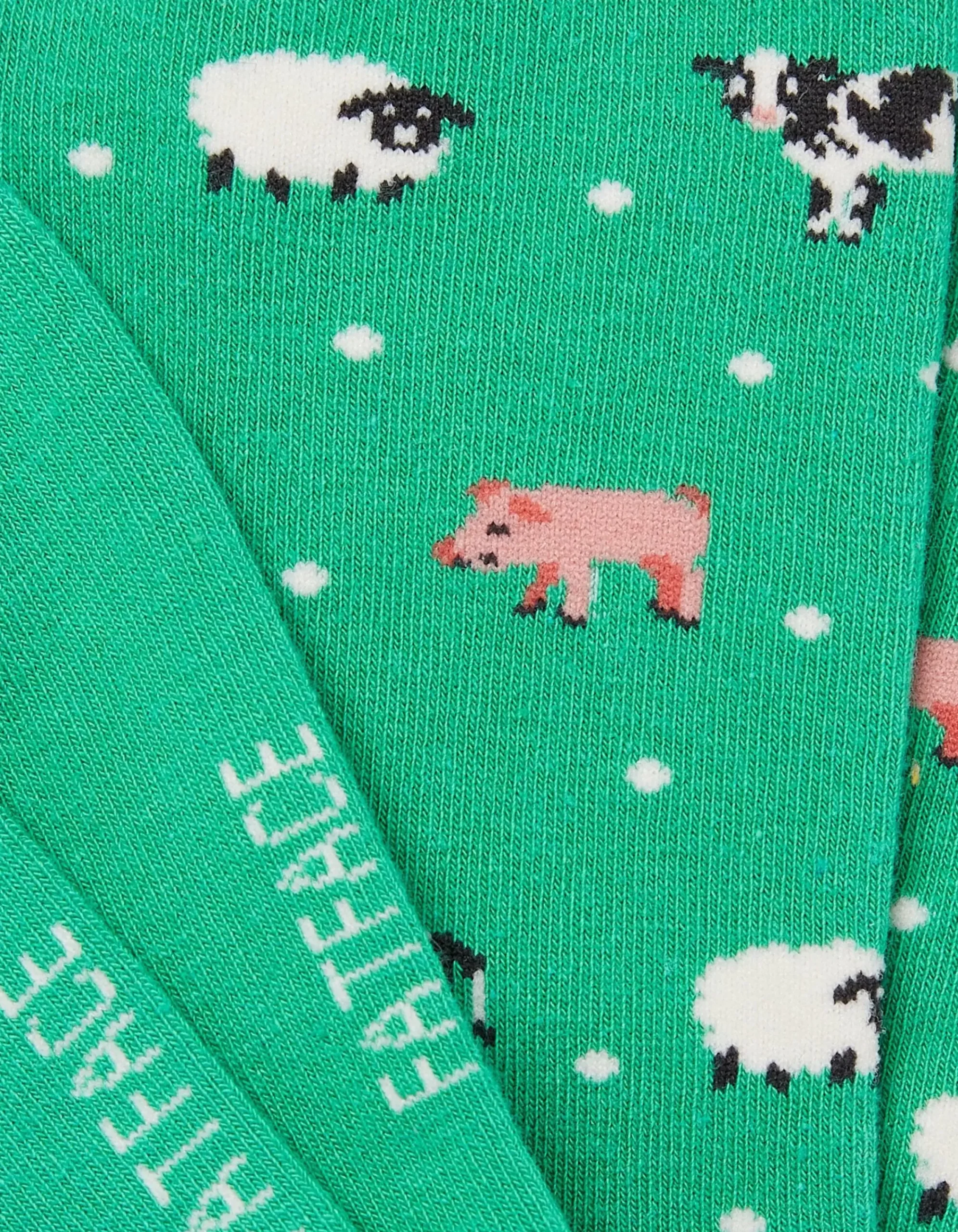 FatFace 1 Pack Farm Animal Socks Emerald Green Best