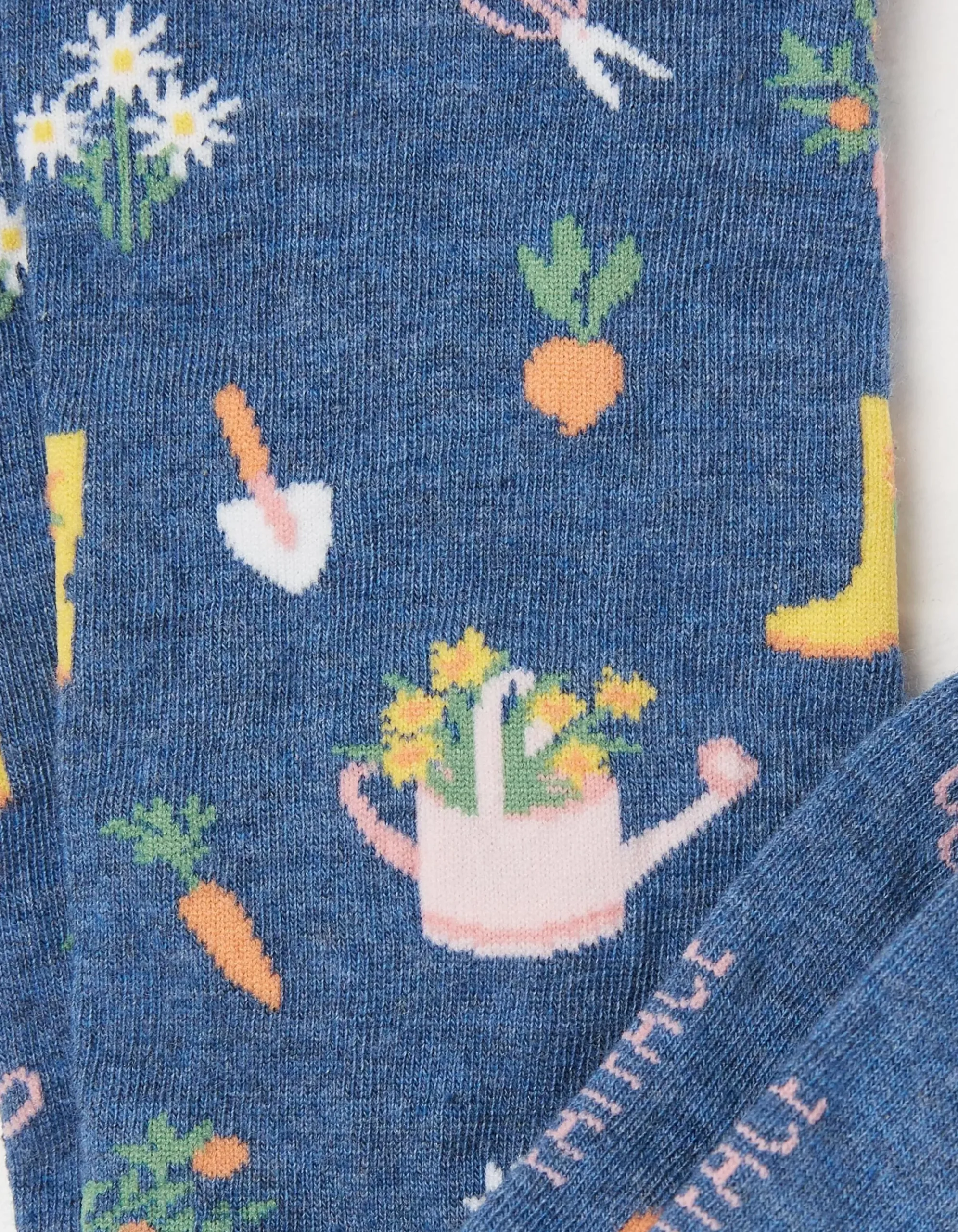FatFace 1 Pack Gardening Socks Navy Marl