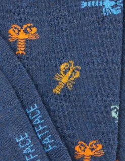 FatFace 1 Pack Lobster Socks Navy Hot