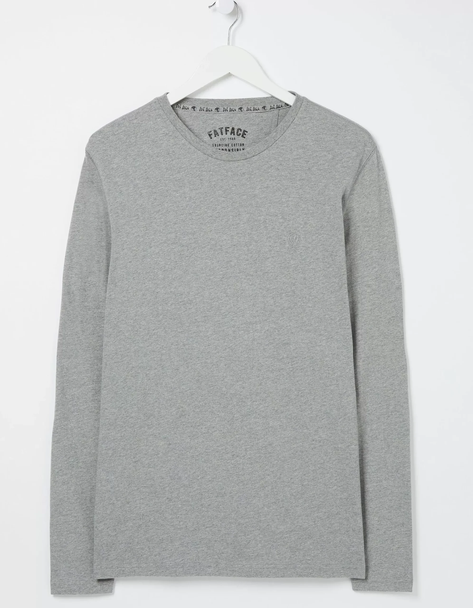 FatFace 3 Pack Long Sleeve T-Shirts Navy Outlet