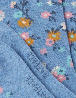 FatFace 1 Pack Pop Floral Socks Light Blue Online
