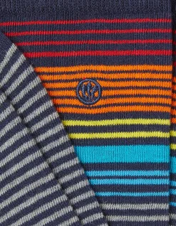 FatFace 1 Pack Pop Stripe Socks Navy Best