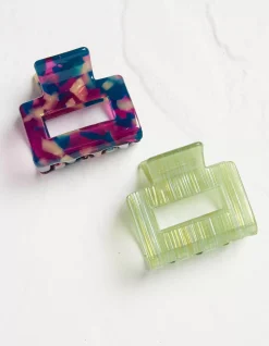 FatFace 2 Pack Resin Claw Clip Multi Clearance