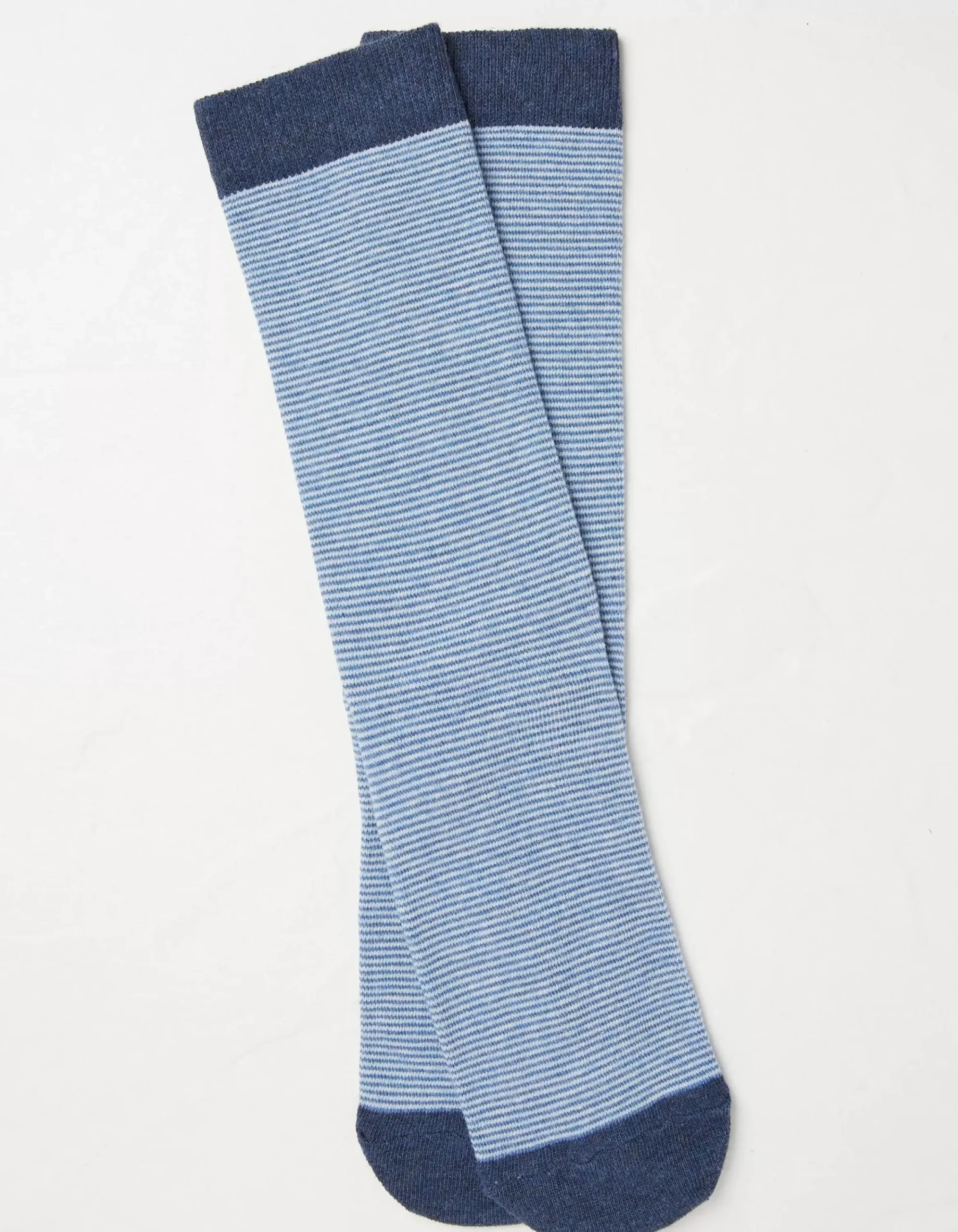 FatFace 1 Pack Sealife Stripe Socks Light Blue Marl Hot