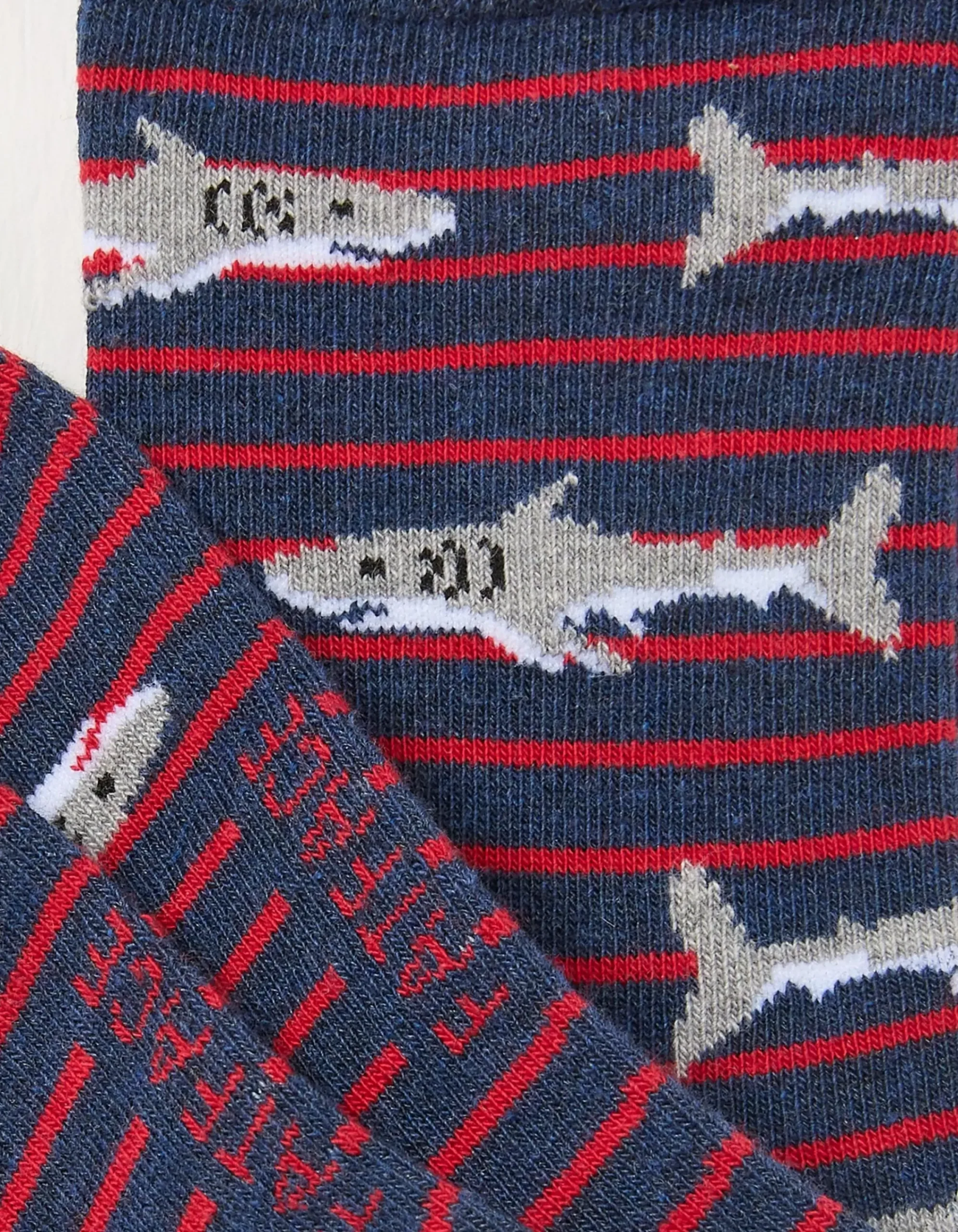 FatFace 1 Pack Shark Socks Navy Sale