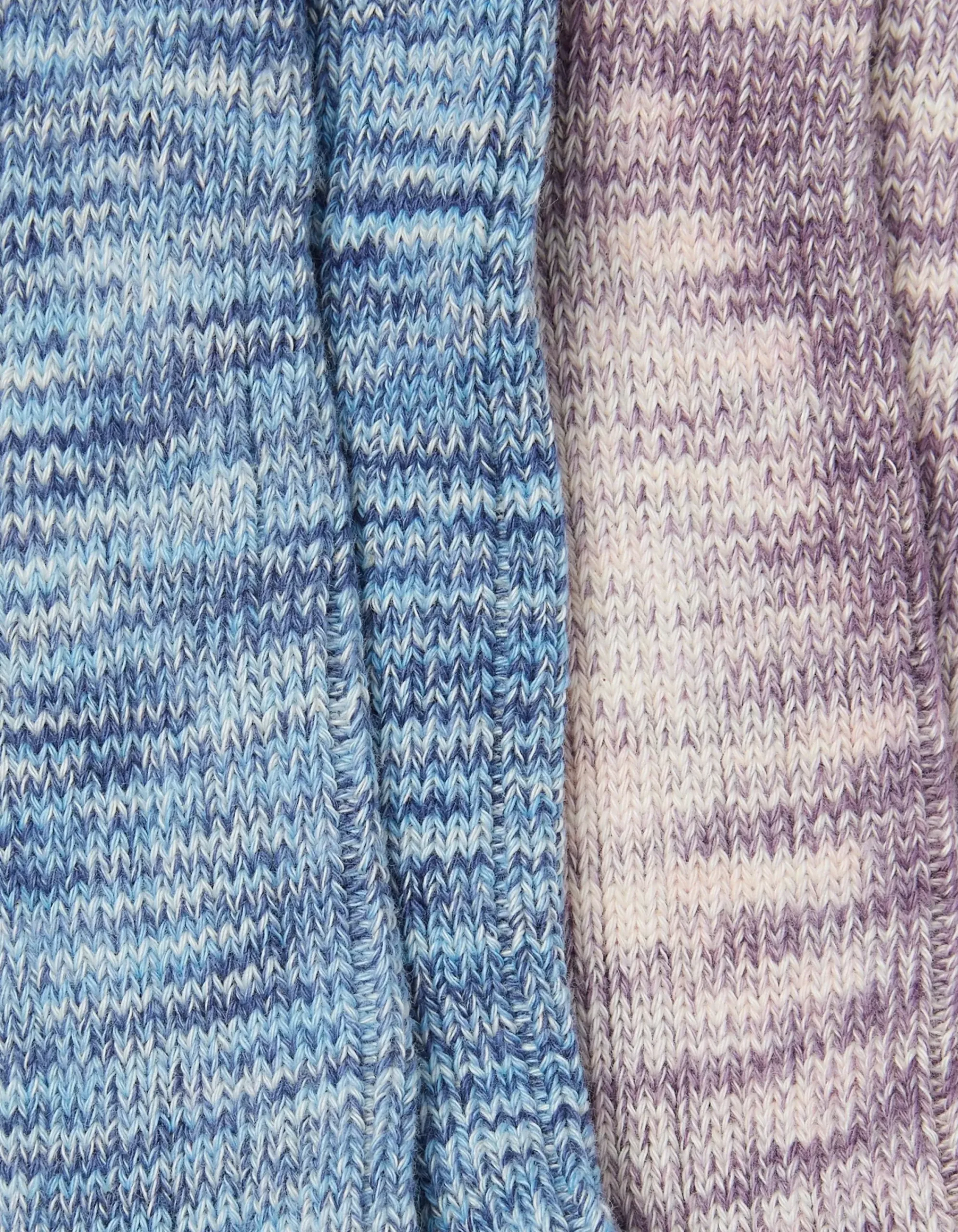 FatFace 2 Pack Space Dye Boot Socks Multi New