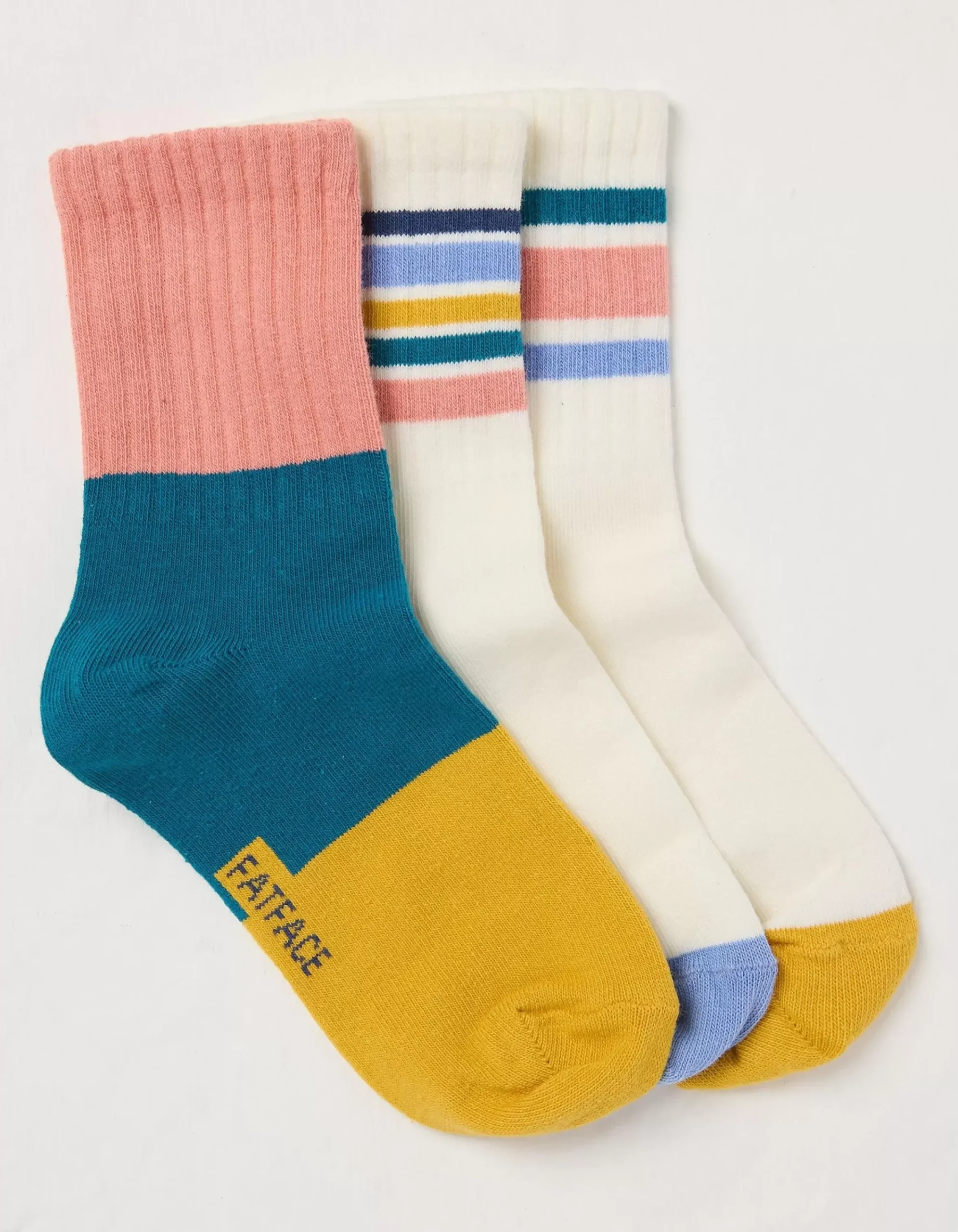 FatFace 3 Pack Sport Socks Multi Best