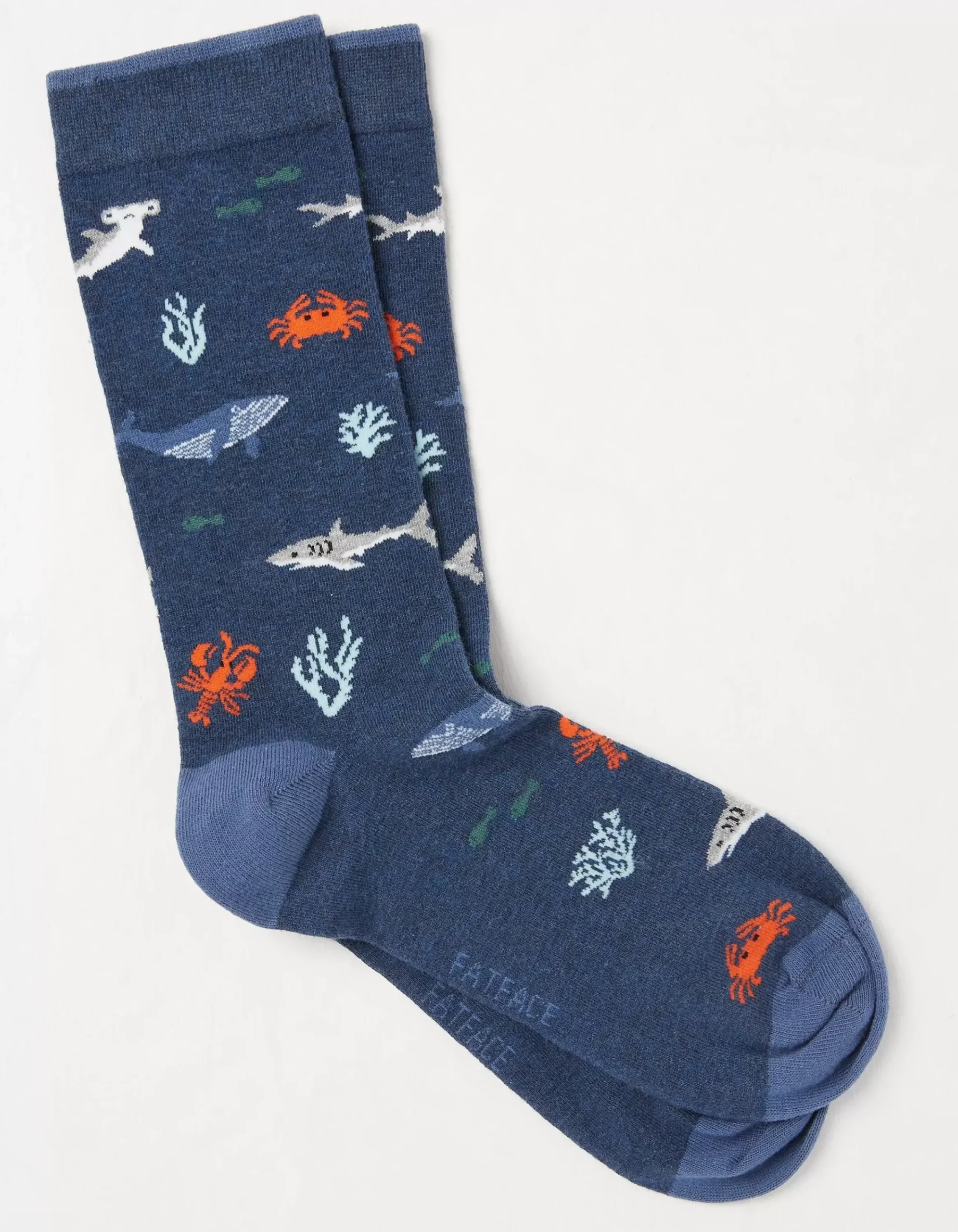 FatFace 1 Pack Under The Sea Socks Navy Marl Best