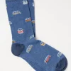 FatFace 1 Pack Vw Camper Socks Navy Outlet