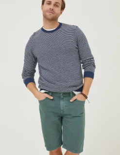 FatFace 5 Pocket Shorts Dusky Green Outlet