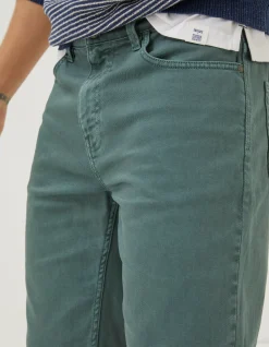 FatFace 5 Pocket Shorts Dusky Green Outlet