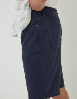 FatFace 5 Pocket Shorts Navy New