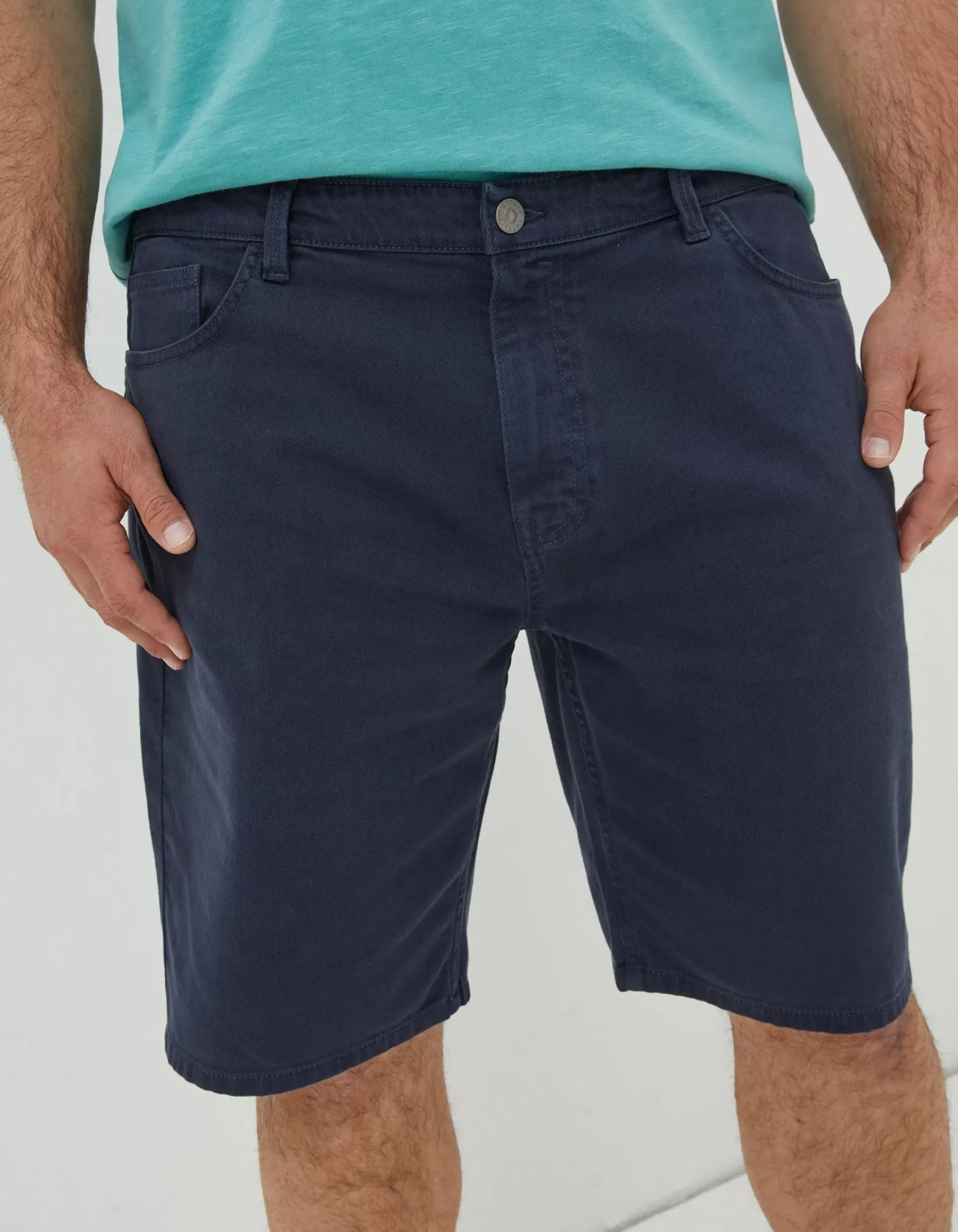 FatFace 5 Pocket Shorts Navy New
