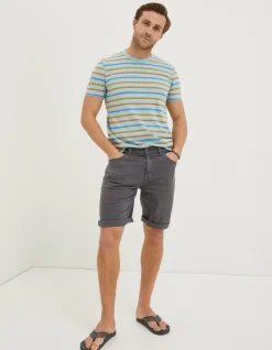 FatFace 5 Pocket Shorts Dark Grey Discount