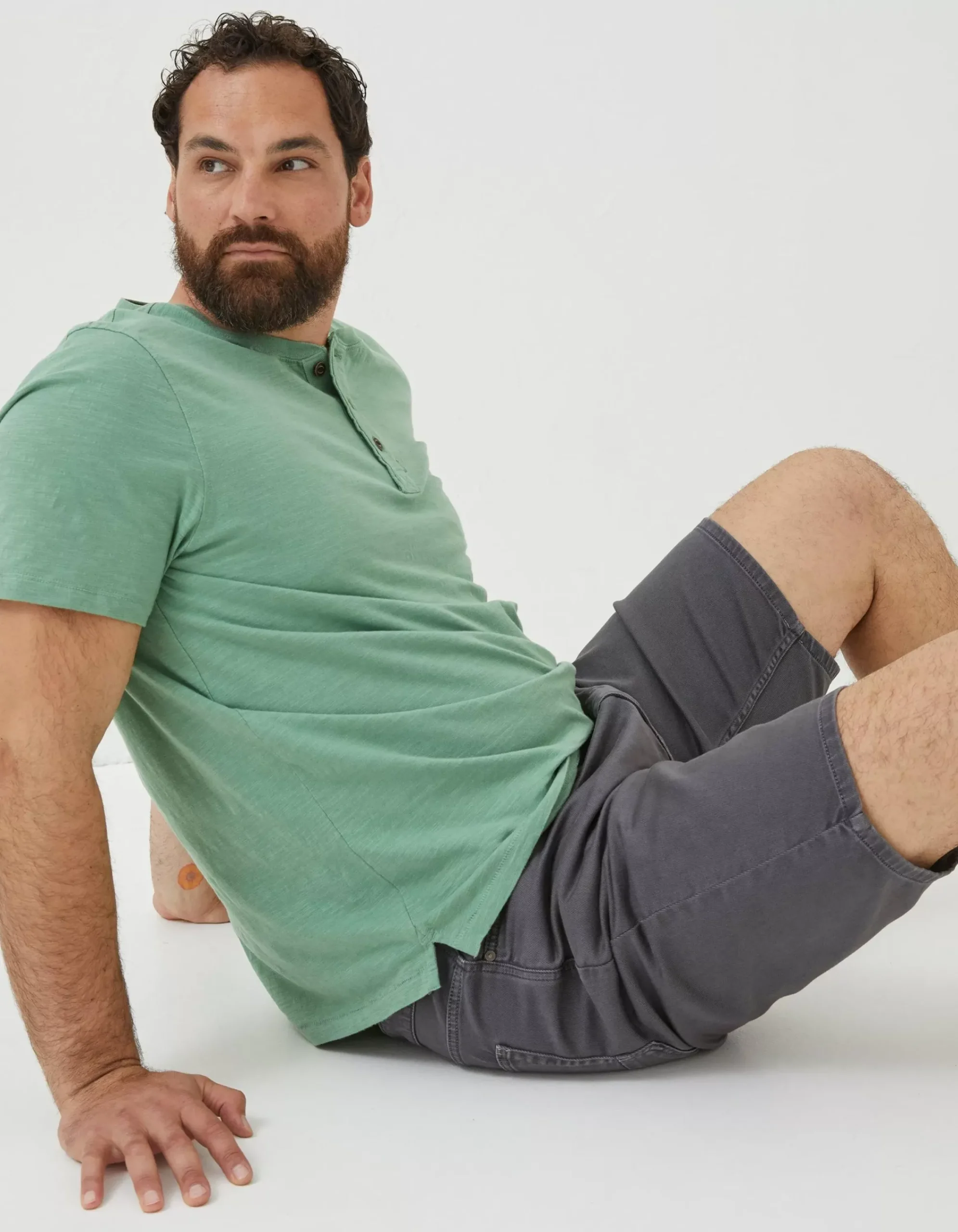 FatFace 5 Pocket Shorts Dark Grey Discount