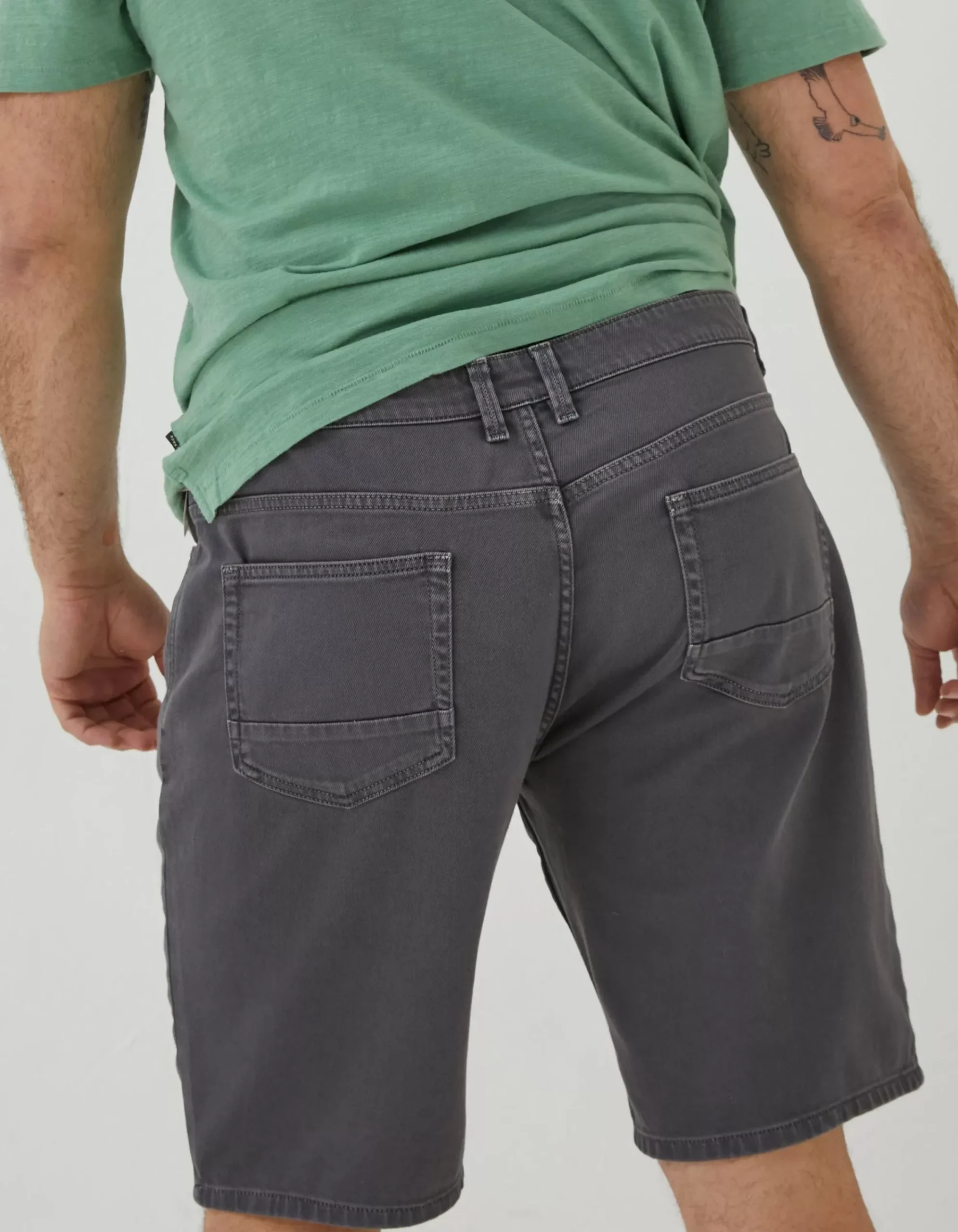 FatFace 5 Pocket Shorts Dark Grey Discount