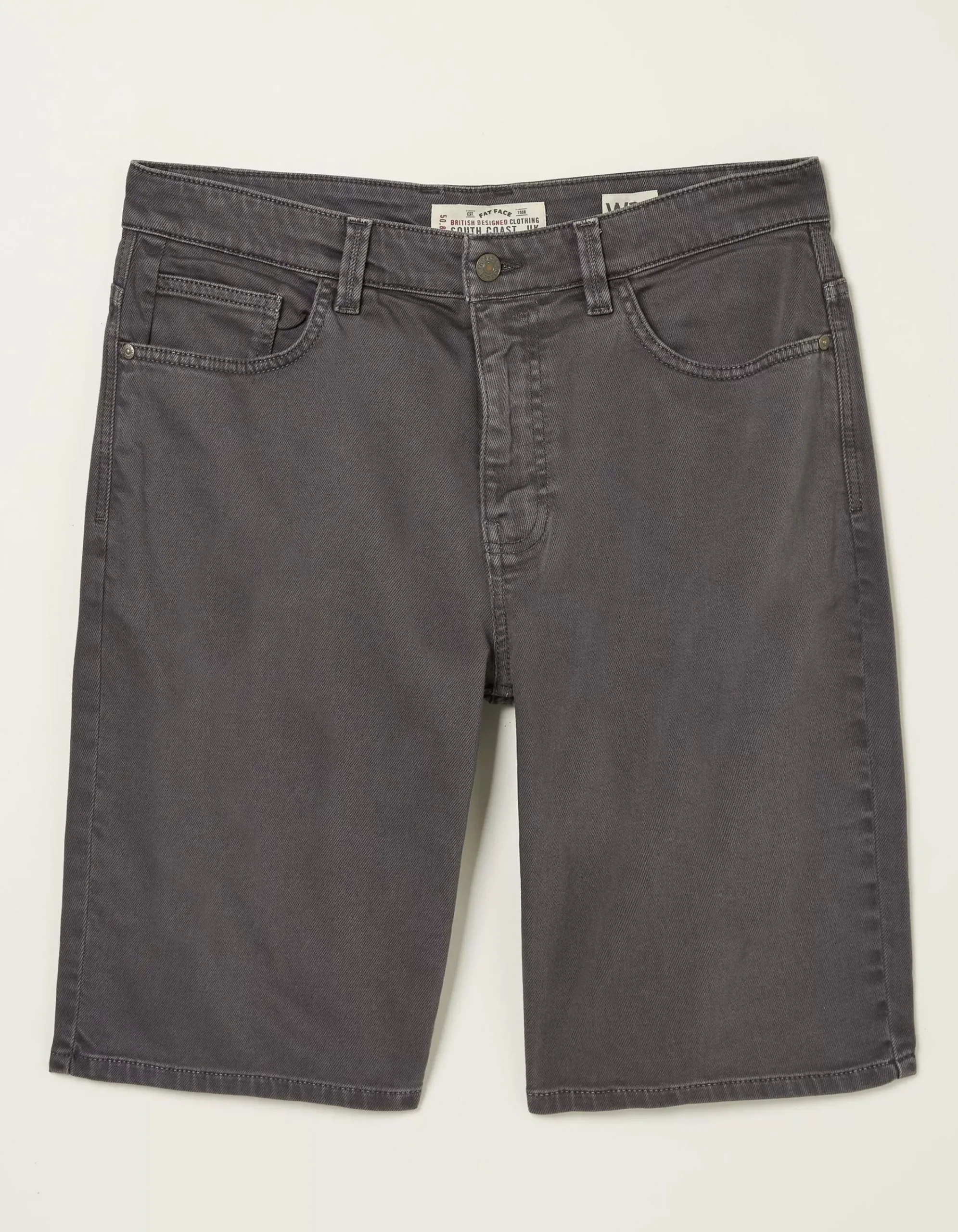 FatFace 5 Pocket Shorts Dark Grey Discount