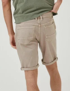 FatFace 5 Pocket Shorts Light Stone