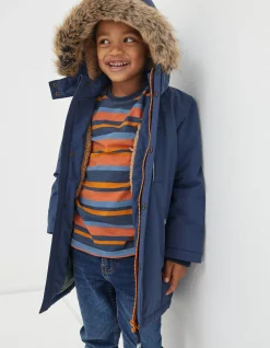 FatFace Addison Waterproof Coat Navy Hot