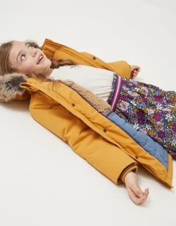 FatFace Addison Waterproof Parka Ochre