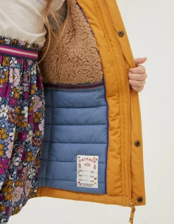 FatFace Addison Waterproof Parka Ochre