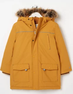 FatFace Addison Waterproof Parka Ochre