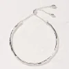 FatFace Adjustable Bangle Silver Online