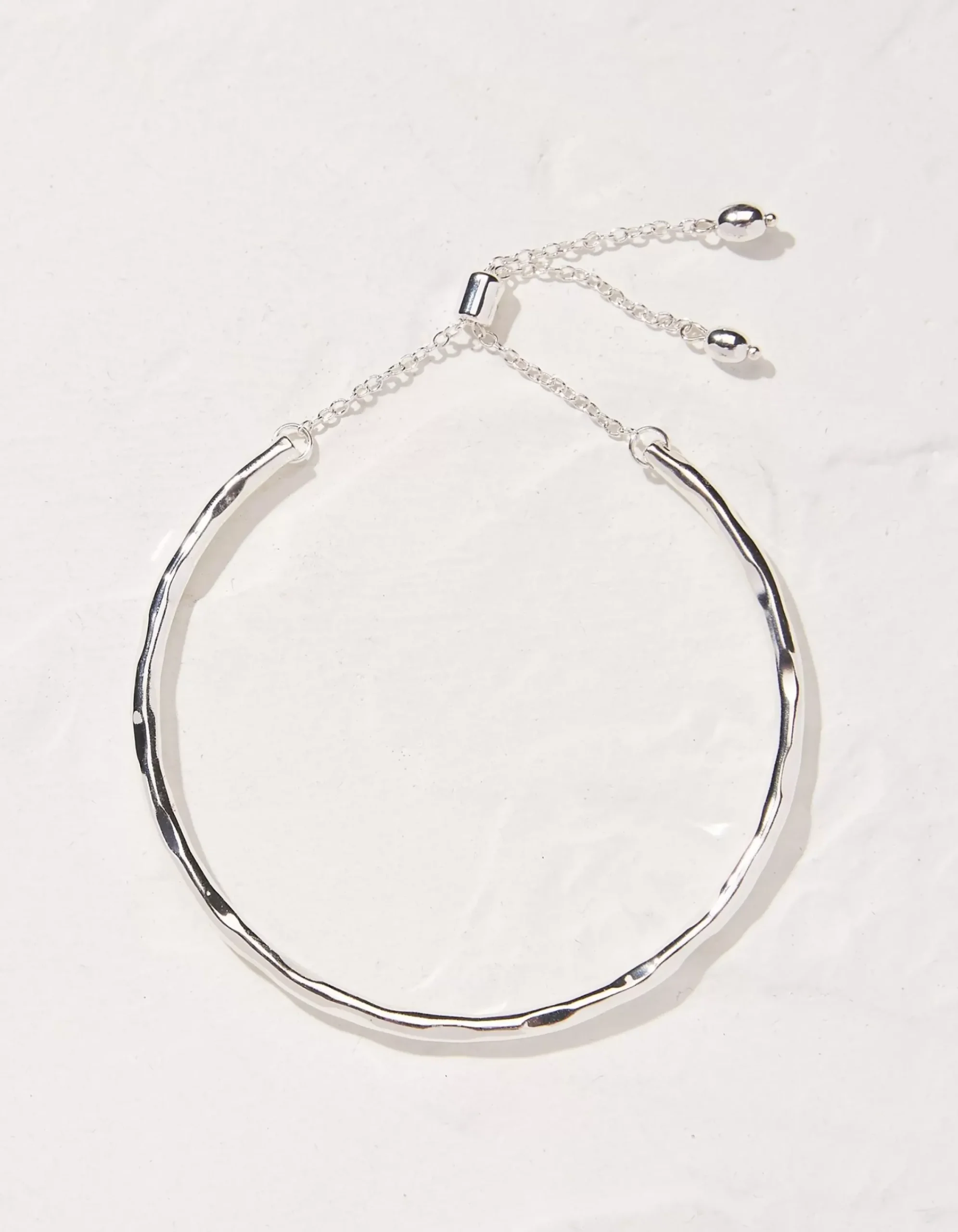 FatFace Adjustable Bangle Silver Online