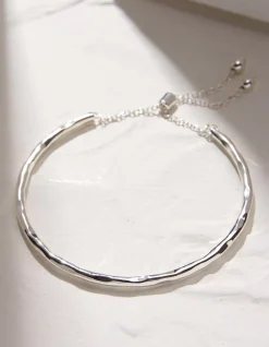 FatFace Adjustable Bangle Silver Online