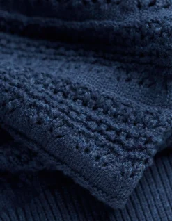 FatFace Adrinenna Crew Neck Jumper Indigo Blue