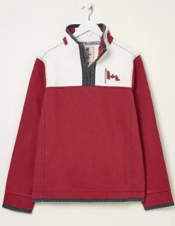 FatFace Airlie Canada Sweatshirt Red Hot