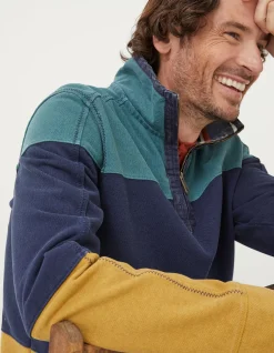 FatFace Airlie Cut And Sew Sweatshirt Green Online