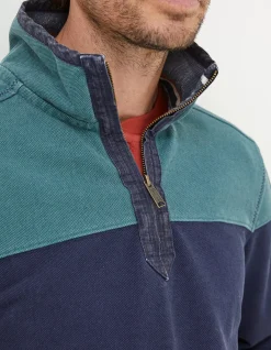FatFace Airlie Cut And Sew Sweatshirt Green Online