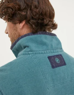 FatFace Airlie Cut And Sew Sweatshirt Green Online