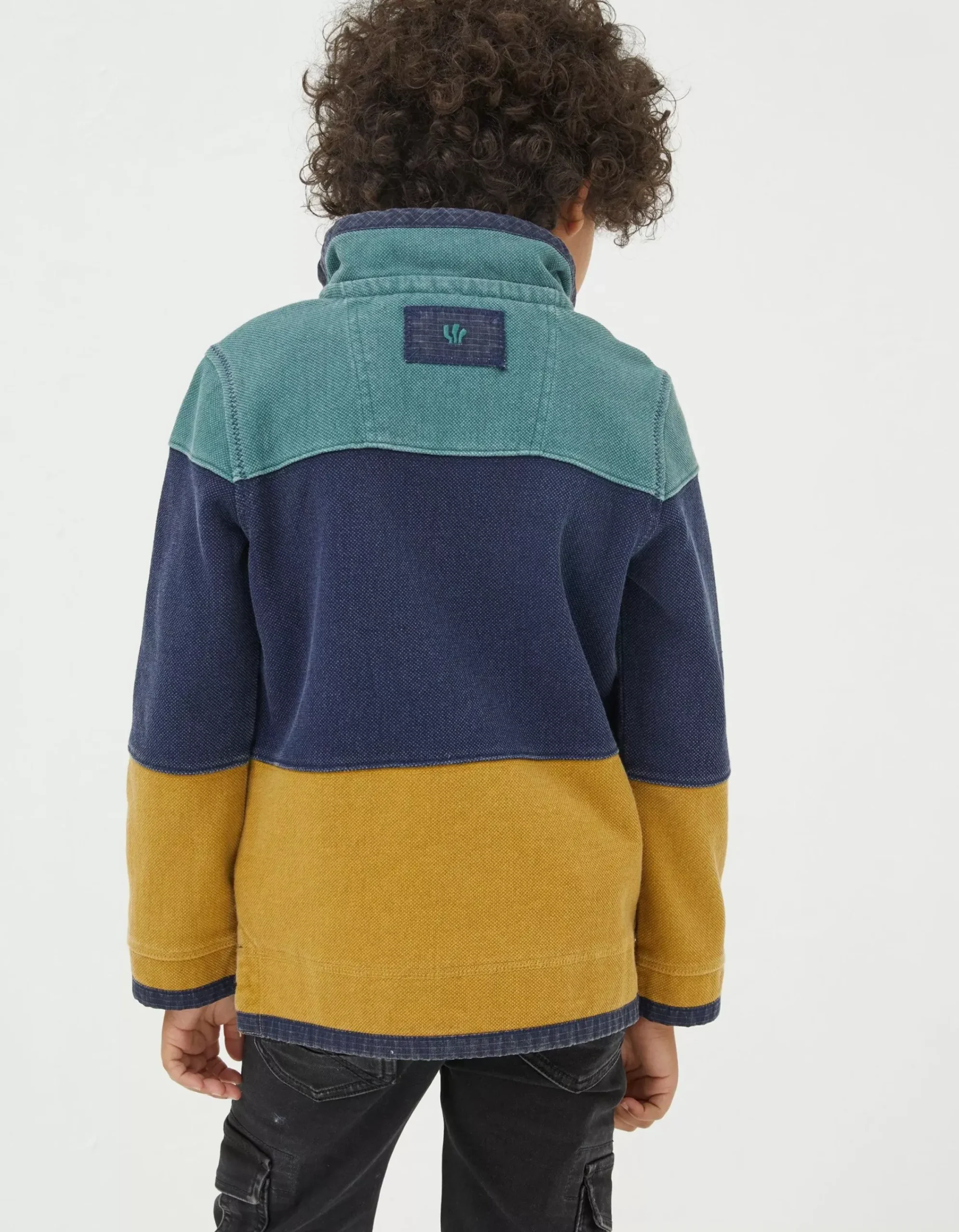 FatFace Airlie Rugby Sweatshirt Blue Sale