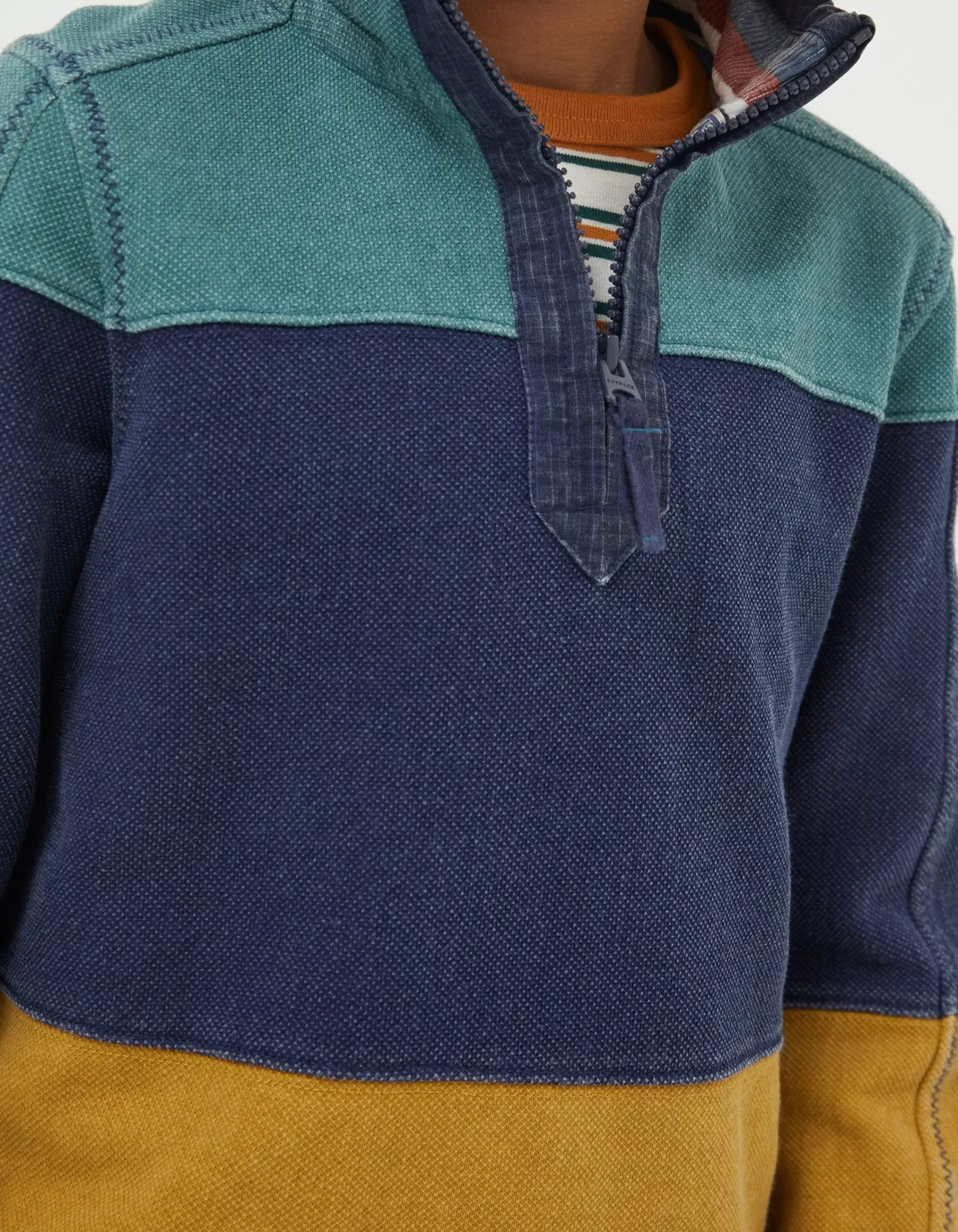 FatFace Airlie Rugby Sweatshirt Blue Sale