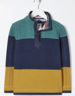 FatFace Airlie Rugby Sweatshirt Blue Sale