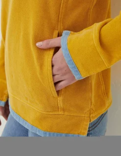 FatFace Airlie Sweat Yellow Clearance